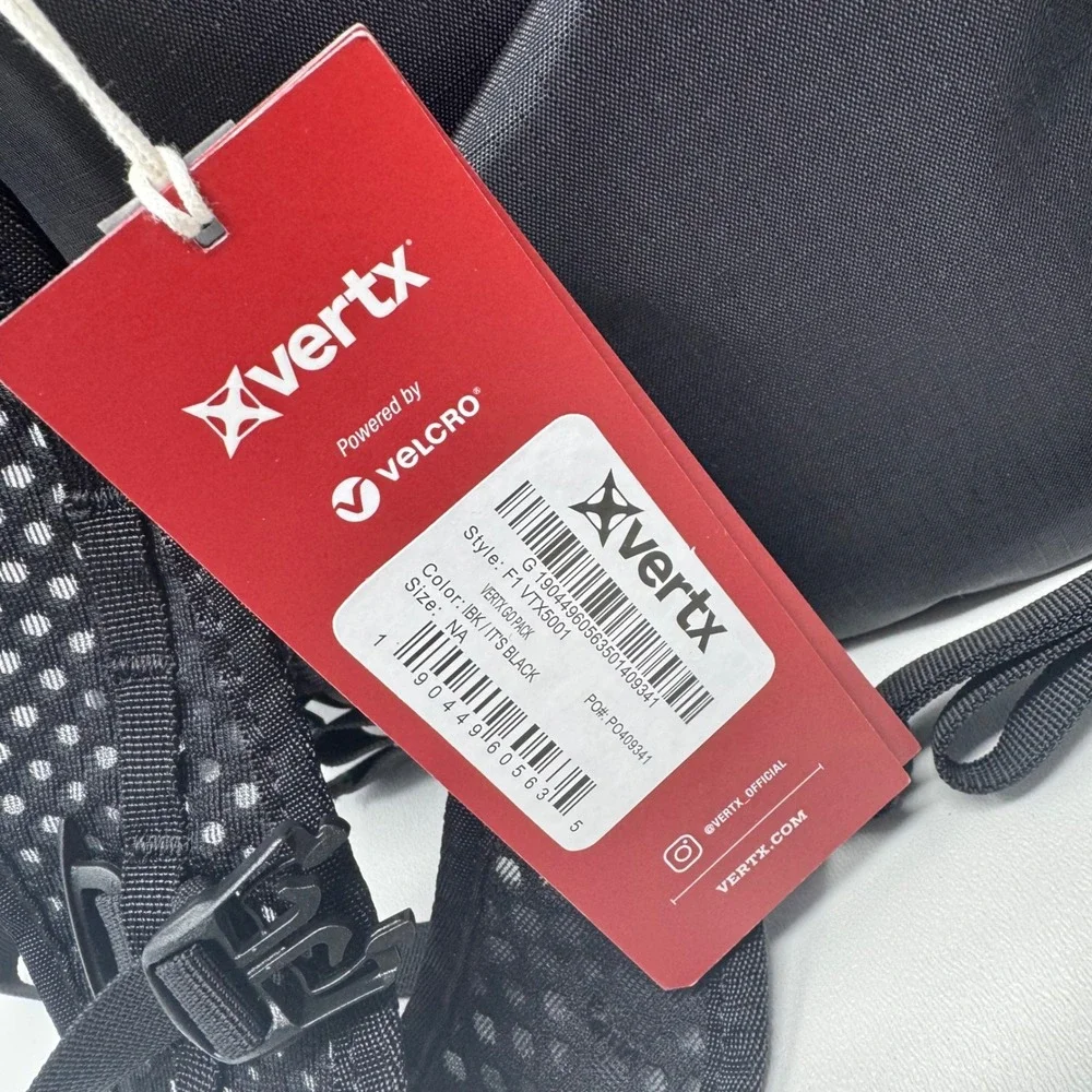 Vertx Go Pack Black Packable 21L Backpack F1 VTX5001 Tactical Travel Bag
